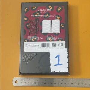 Moleskine Silk Collection Ruled Notebook - Bordeaux 5x8.5